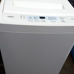 簡易乾燥機能付き洗濯機　AQUA　AQW-S451(W)