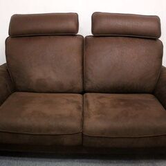 CRASH GATE クラッシュゲート ソファ 2人がけ ブラウン 中古家具 店頭引取歓迎 R6303)