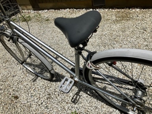 385、シティーサイクル27インチ(シルバー)