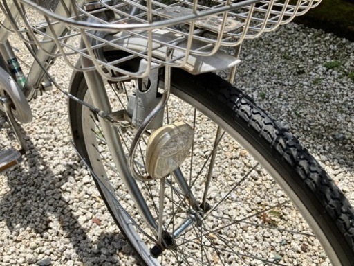 385、シティーサイクル27インチ(シルバー)