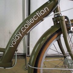 C137★限定特価！子乗せ3人乗り対応★オオトモ　ボルディコレクション★ 中古自転車 【カーキ　20インチ 】