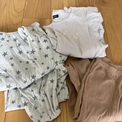 マタニティ服　パジャマ　半袖ワンピース　レギンス　Mサイズ