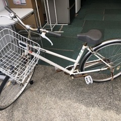 【リサイクルサービス八光　田上店】ホワイト　26インチサイズ　自転車