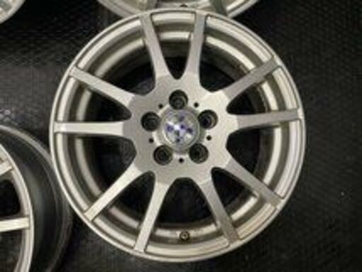 Weds G.Mach ウェッズ ジーマーチ 社外ホイール 15インチ 4本 6J5HPCD100+43 プリウス等　(VHV431MY) クレジットカード QRコード決済可能 Weds G.Mach ウェッズ ジーマーチ 社外ホイール 15インチ 4本