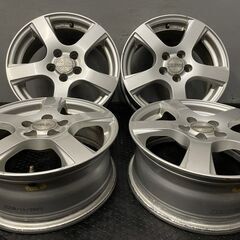 DUNLOP VIOLENTO ヴィオレント 社外ホイール 15インチ 4本 6J5HPCD100+  