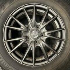 タイヤ走行短め【BS BLIZZAK VRX2 215/60R16】スタッドレス【Weds 