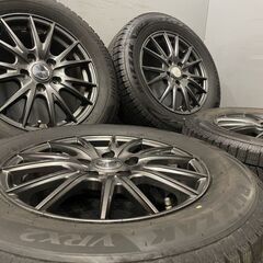 タイヤ走行短め【BS BLIZZAK VRX2 215/60R16】スタッドレス【Weds 