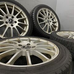 DL WM02 225/45R17】スタッドレス【TAS JAPAN ベンツキャップ 17インチ 