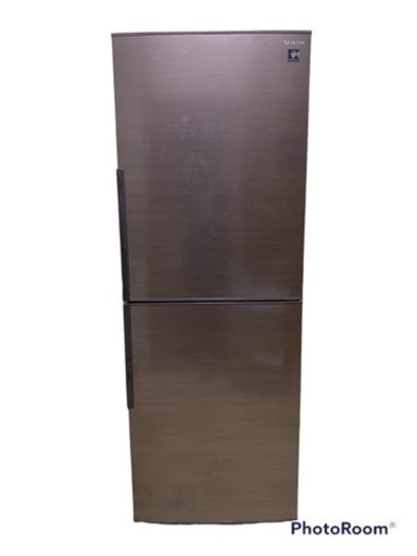 美品 冷蔵庫 シャープ 一小家族 SJ-PD28F-T 2ドア冷蔵庫 （280L・右開き）