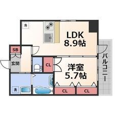 ✅家賃まで負担✅初期費用無料🎉江坂駅2分🎉新築角部屋1LDK