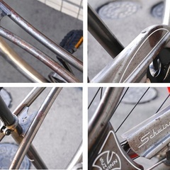 ビーチクルーザー　自転車　フルカスタム　SCHWINN シュウィン　26インチ ラットロッド風サビ加工