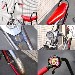 ビーチクルーザー　自転車　フルカスタム　SCHWINN シュウィン　26インチ ラットロッド風サビ加工