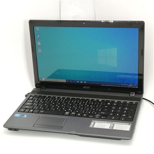 即使用可 Wi-Fi有 エイサー ノートパソコン Acer 5349-F82C 中古美品 Celeron 4GB DVDRW 無線 Webカメラ Windows10 Office