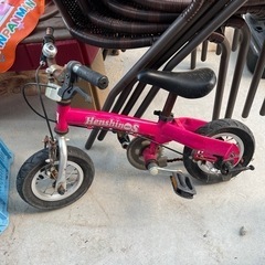 ストライダー風　ピンク　子供自転車