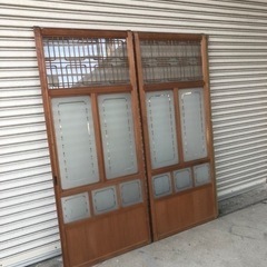 レトロ　アンティーク　建具