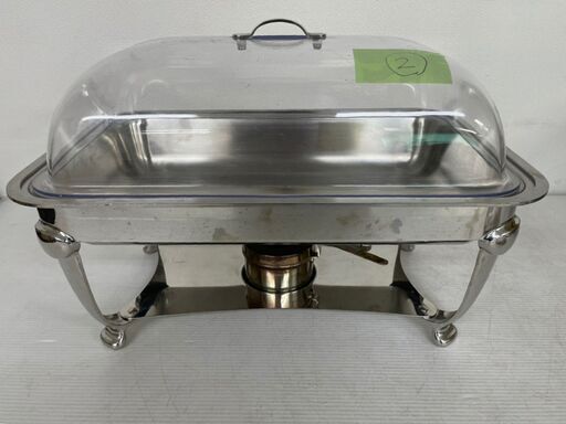 【和田助製作所】 チェーフィングディッシュ ステンレス SW 18-8 ビュッフェ バイキング スタンド ホテル 業務用 飲食店 大 ②
