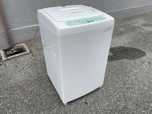 全自動 電気 洗濯機 TOSHIBA AW-404 4.2kg 東芝 2010年製 幅563x奥行535x高さ920(mm)