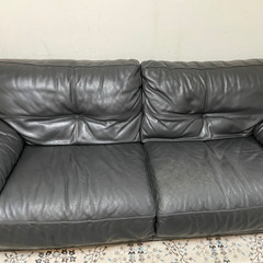 大塚家具3人掛けソファ　本革