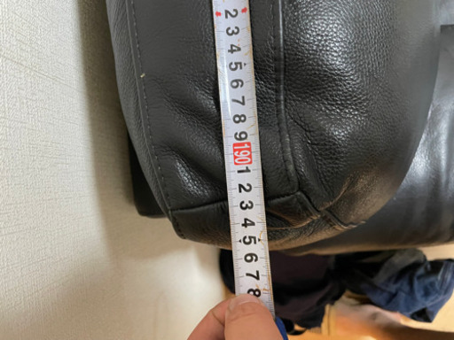 大塚家具3人掛けソファ 本革