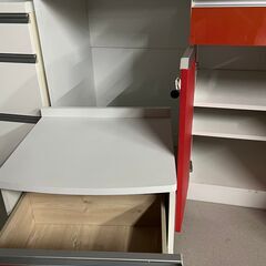 店頭お渡し】映える赤！キッチンボード・レンジボード USED 税込 