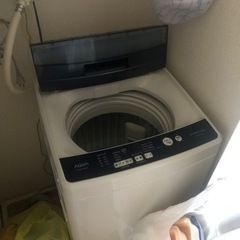 洗濯機 AQUA  2019年製の画像
