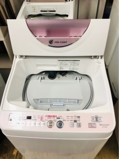 配送可能　シャープ 5．5Kg洗濯乾燥機 エディオンオリジナル ピンク系 EST55E7P  シャープ 5．5Kg洗濯乾燥機 エディオンオリジナル ピンク系 EST55E7P    - 福岡市