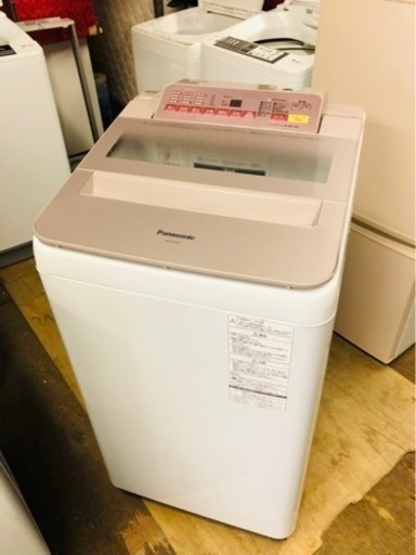 パナソニック 7kg 全自動洗濯機 乾燥2㎏ NA-FA70H3-W 泡洗浄-