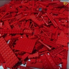 LEGO レゴブロック　レッド　まとめて