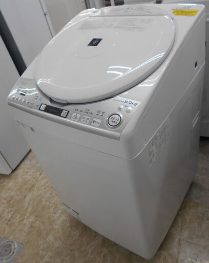 SHARP 洗濯乾燥機 8kg 2020年製 ES-TX8D-W
