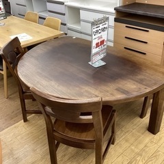 KH-66【新入荷 リサイクル品】オーク無垢材 ベンチダイニング4点セット 