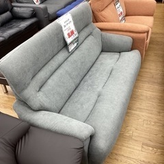 KH-67【新入荷　アウトレット】ハイバック　3シーターソファ　グレー