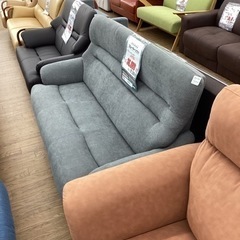 KH-67【新入荷　アウトレット】ハイバック　3シーターソファ　グレー