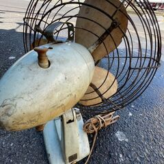 819あ　レトロ扇風機　動作確認済　３０㎝　富士電機 　ビンテージファン