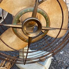 819あ　レトロ扇風機　動作確認済　３０㎝　富士電機 　ビンテージファン