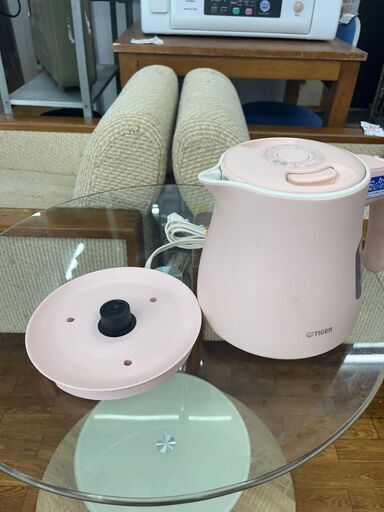 【リサイクルショップどりーむ鹿大前店】No.2271　電気ケトル　タイガー　PCM-A080　2020年製　オシャレピンク( *´艸｀)