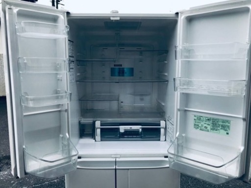 ①2204番 日立✨ノンフロン冷凍冷蔵庫✨R-FR48M4(W)‼️