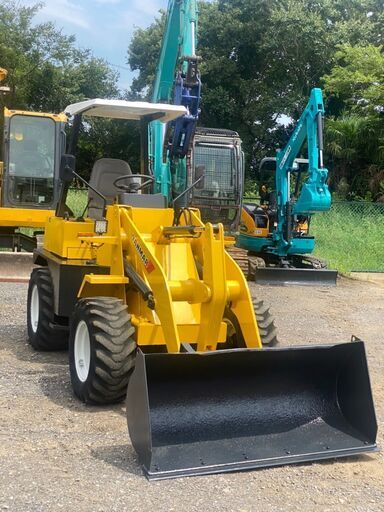 ヤンマー　V3　3トンクラス　　ホイールローダー　0.4m3　全塗装済　ミニ油圧ショベル　ユンボ　バックホー　茨城県　T100