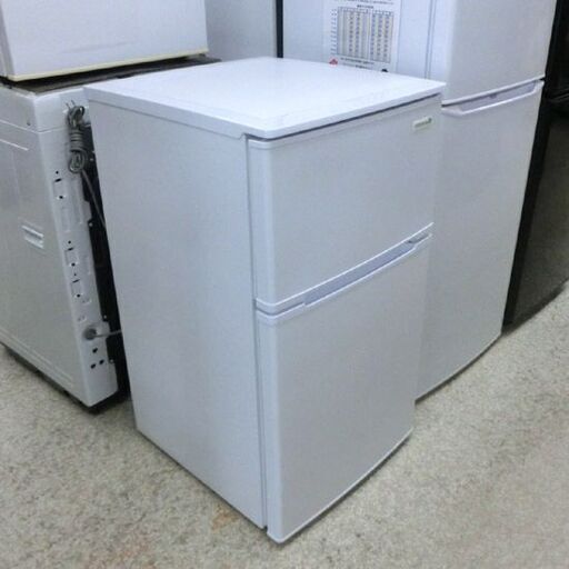 冷蔵庫 90L 2019年製 ハーブリラックス ヤマダ電機 2ドア YRZ-C09B1