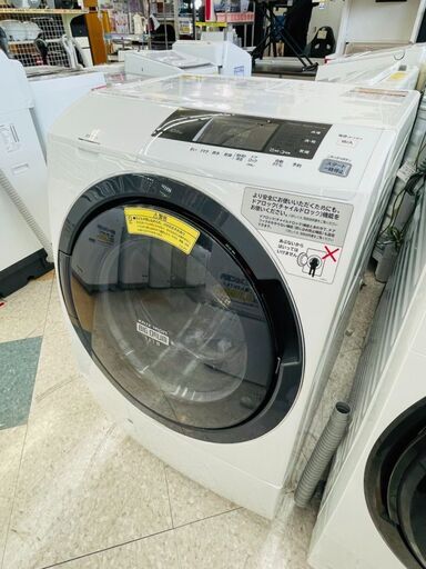 HITACHI(日立) 10/6kgドラム式洗濯機 ✨定価￥108,640✨ BD-S3800L 2016年 風アイロン搭載
