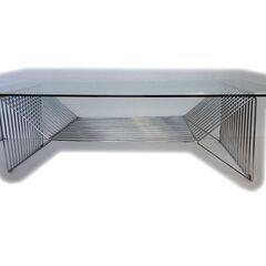 ★ 新札幌発 アルテジャパン ティーテーブル ガラス リビング・センターテーブル / デザイナーズ家具 / 1092 ★