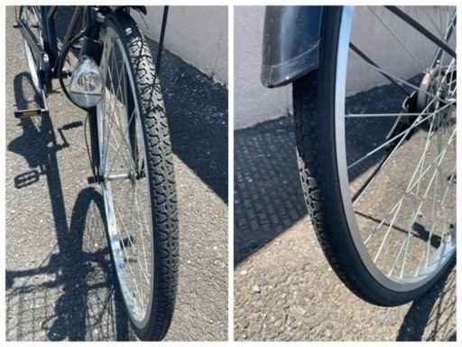 GM445【近隣配達可能♪】CADALORA 自転車 黒 カゴあり 27インチ