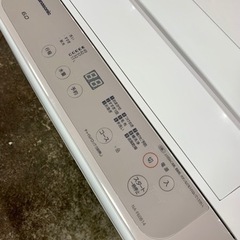 札幌市内配送無料 美品 21年製 Panasonic パナソニック 6kg 全自動洗濯