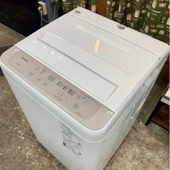 札幌市内配送無料 美品 21年製 Panasonic パナソニック 6kg 全自動洗濯