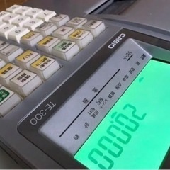 CASIO 　レジスター　TE-300中古です　388
