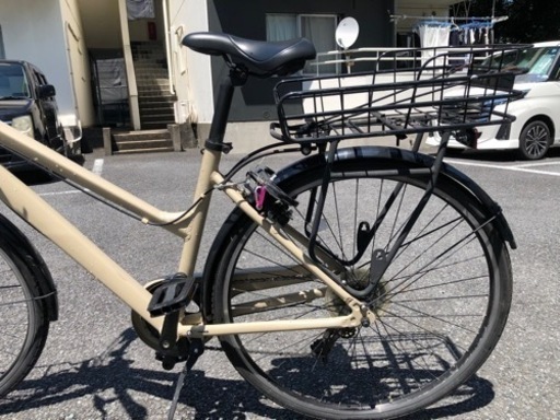 ▽値下げ▽7段変速自転車(THE NORTH FACEロゴ)