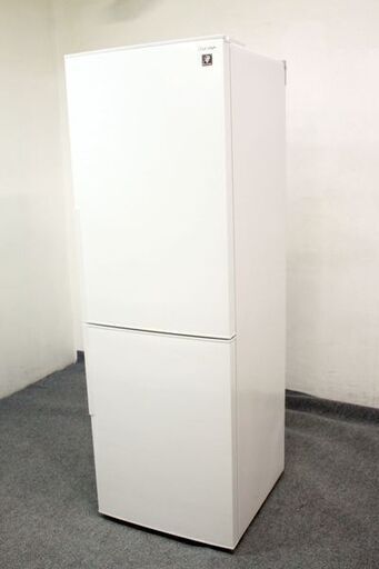 シャープ 2ドア冷蔵庫 大容量冷凍室メガフリーザー プラズマクラスター 310L SJ-AK31F ホワイト 2020年製   中古家具 店頭引取歓迎 R6321)