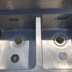 ⭐︎中古品　2槽シンク　900×600×800mm  厨房用品⭐︎-電動三輪カー