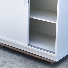 美品！オフィスキャビネット◇事務用◇スチール書庫◇書棚◇ホワイト◇K89