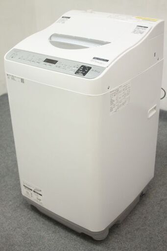シャープ/SHARP ES-TX5E-S タテ型洗濯乾燥機 洗濯5.5kg 乾燥3.5kg シルバー 2021年製  中古家電 店頭引取歓迎 R6363)