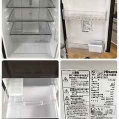 S382 ハイセンス 【右開き】154L 2ドア ノンフロン冷蔵庫 エディオン